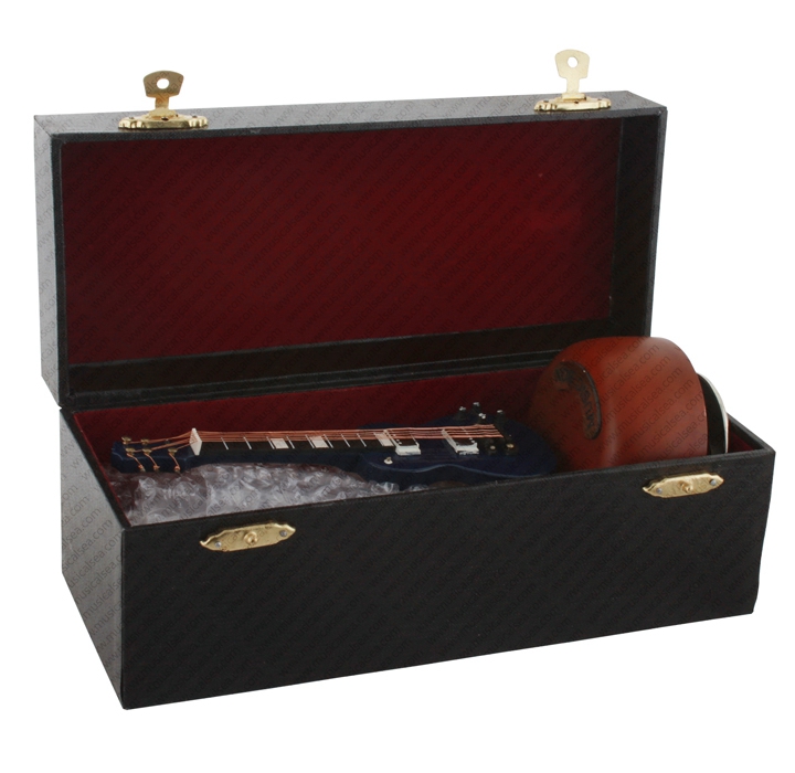 miniature wooden music box